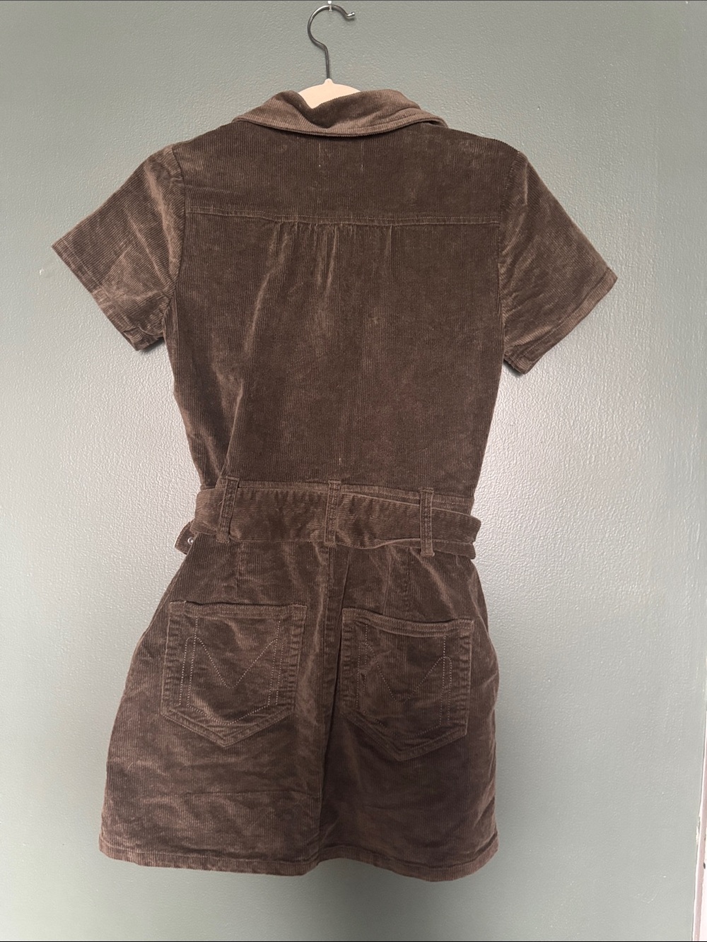 Show Me Your Mumu Short-Sleeve Corduroy Mini Dress - Picture 4 of 7